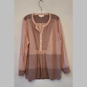 Vince Camuto  pink and black beautiful boho tunic. Excellent condition